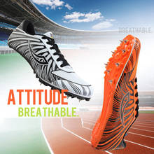 Легкая спортивная обувь с шипами для бега и бега, дышащие мужские спортивные кроссовки 35-45 2024 - купить недорого