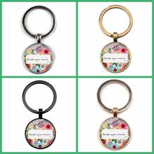 NEW Super Mamie Pendant Keychain Funny Letters Quote Cartoon Print Crystal Glass Bevel Key Ring Grandmother Family Gift Souvenir 2024 - buy cheap