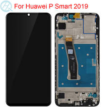 Сенсорный ЖК-экран 10 дюймов в сборе, для Huawei P Smart 2019, ЖК-дисплей с рамкой, тачскрин с рамкой, для L21 LX3, 6,21 2024 - купить недорого