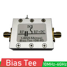 Bias Tee 10MHz-6GHz RF Biaser DC blocker Coaxial feed FOR HAM radio RTL SDR LNA Low Noise Amplifier BiasTee Laser drive 2024 - buy cheap