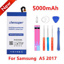 Chensuper-Batería de 5000mAh para móvil, pila para Samsung A5 2017, A520, EB-BA520ABE, SM-A520F, SM-A520F, DS, SM-A520K, SM-A520L 2024 - compra barato
