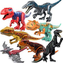 Heavy Claw Dragon Jurassic Dinosaurs Figures Bricks Tyrannosaurus Building Blocks Dino World Toys For Child Dinosuar 2024 - buy cheap