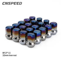 20PCS Racing Cone Seat Closed End Iron Wheel Lug Nuts Length 32mm m12*1.5 With Lug nut Adapter 2024 - buy cheap