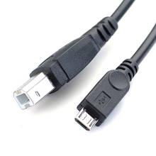 1m 3.2ft Micro USB Male To USB B Type Male Data OTG Cable For Mobile Tablet Printer 2024 - buy cheap