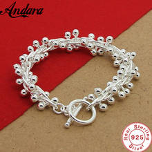 Wholesale Fashion Jewelry Bracelet 925 Silver Color Laps Tennis Link Chain Bracelet Women Men Jewelry Best For Gift Y021 2024 - buy cheap