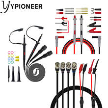 Ypioneer p1260d multímetro multi-função teste lead kit com 100mhz osciloscópio sondas bnc teste leads conjunto para elétrico 2024 - compre barato