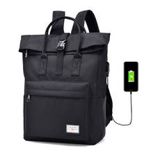 Mochila de negocios de gran capacidad para hombre, morral resistente al agua de viaje, con carga USB, para jóvenes y estudiantes 2024 - compra barato