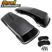 Motorcycle Case Saddle Saddlebag Lids Cover For Harley Touring Road King Road Electra Street Glide FLHT 1997-2013 2024 - buy cheap