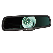 Espelho retrovisor automotivo, com suporte, retrovisor eletrônico, antirreflexo, para nissan sylsm tiida e peugeot 407 2024 - compre barato