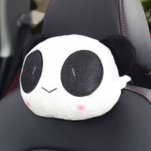 Almohadas universales para el cuello del coche, soporte Lumbar, reposacabezas, Interior, encantador, estilo Panda 2024 - compra barato