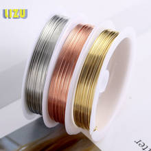 DIY handmade copper wire production jewelry gold silver copper wire  0.2 /   .025 / 0.3 / 0.4 / 0.5 / 0.6 / 0.8 / 1.0mm metal wi 2024 - buy cheap