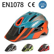 BATFOX Bicycle Helmet integrally-molded MTB Helmets Cycling Orange Outdoor Sports CE Bike Helmet Safety Equipment Cycling helmet 2024 - buy cheap