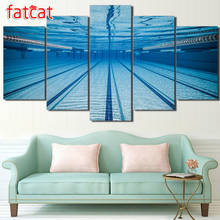 FATCAT Swimming Pool Picture 5 Piece Diy Diamond Painting Full Square Round Drill Diamond Embroidery Sale Home Decor Gift AE987 2024 - buy cheap