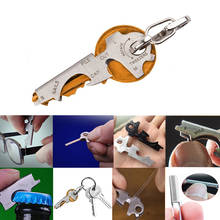 Gadget multifunction multipurpose 8 tool in 1 key ring clip keytool keychain quickdraw multitool gear pocket edc carabiner 2024 - buy cheap