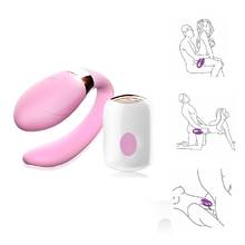 Vibrador inalámbrico para parejas, consolador recargable por USB, estimulador de punto G en U de silicona, juguete sexual para mujer 2024 - compra barato