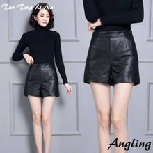 2020 Women New Real Genuine Sheep Leather Shorts KS67 2024 - buy cheap