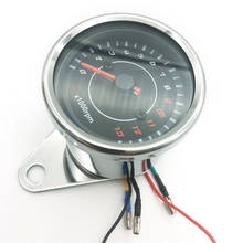 Motorcycle Shift Meter LED Backlight Tachometer silver Speedometer DC 12V 13000 RPM 2024 - buy cheap