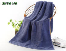 ZHUO MO Египетский хлопок 70*140 см банное полотенце для женщин микрофибра полотенце для волос s ванная комната супер абсорбент купить отдельно для взрослых 2024 - купить недорого