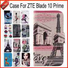 AiLiShi Case For ZTE Blade 10 Prime Luxury Flip PU Painted Leather Case ZTE 100% Special Phone Protective Cover Skin+Tracking 2024 - buy cheap