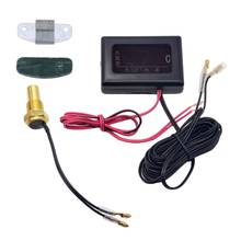 Medidores digitales de temperatura del agua para coche, Sensor Universal E7CA, 12/24v, 10/12/14/16/17/21mm 2024 - compra barato