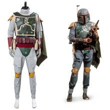Disfraz de Boba Fett para adultos, conjunto completo de uniforme de cazador, disfraz de fiesta de carnaval, Halloween, hecho a medida 2024 - compra barato