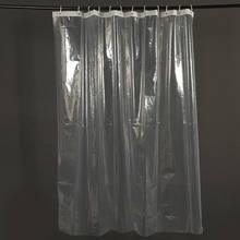 Cortina de chuveiro de plástico peva, cortina personalizada, banheiro, ecológica, inodoro, atacado, à prova d'água, exibição 2024 - compre barato