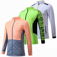 Теннисная куртка на молнии для женщин/мужчин, бадминтон, Бадминтон куртка, Беговая теннисная куртка с длинным рукавом рубашка, куртки для настольного тенниса 2024 - купить недорого