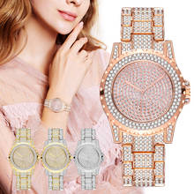 Women Stainless Steel Full Diamond Wrist Watches Casual Luxury Ladies Quartz Watch Clock Relogio Feminino Dropshipping 2024 - buy cheap