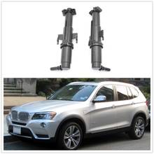 2pcs (Left+Right) For BMW X3 F25 2011 2012 2013 2014 2015 2016 2017 Car-styling Headlight Washer Lift Cylinder Spray Nozzle Jet 2024 - buy cheap