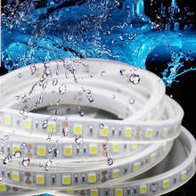 Fita de luz led flexível rgbcct 12v, lâmpada led com 5050 60 leds por metro, rgb rgbw e rgb 2024 - compre barato