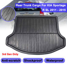 Revestimento de carga para pisos kia sportage r sl 2011-2015, cobertura de porta-malas, tapete fosco, antiderrapante e anti poeira 2024 - compre barato