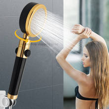 Top grade 360° Rotating Shower Head Adjustable Shower Head High Pressure Handheld Shower Head with ON/OFF Switch Stop Button 2024 - buy cheap