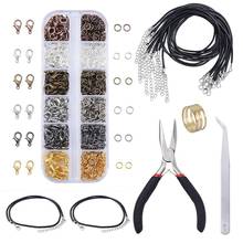 Alloy Accessories Set Jewelry findings Tools Clip buckle Lobster Clasp Open Jump Rings Earring Hook Jewelry Making Supplies Kit 2024 - buy cheap