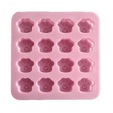 16-Cavity Silicone Paw Print Mold Animal Palw Resin Mold Dog Cat Footprint Shape Silicone Epoxy Casting Molds DIY Crafts 2024 - buy cheap