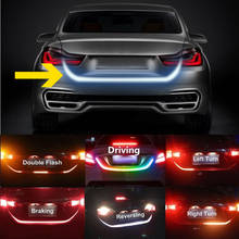 Автомобильная Магистральная Светодиодная лента RGB LED задние сигнальные огни для Toyota Land Cruiser Prado RAV4 Avensis Camry Yaris Corolla Reiz Auris 2024 - купить недорого