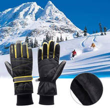 Luvas de esqui à prova de vento, protetor à prova d'água com tela sensível ao toque, protetor de mão para esqui, 1 par 2024 - compre barato