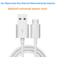 Cable de extensión de alimentación Micro USB Universal de 8m de longitud con interfaz An-droid para cámara de seguridad para el hogar Wyze Cam Pan xiao-mi 2024 - compra barato