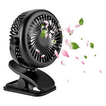 Multifunction Clip Fan Mini Rechargeable Baby Stroller Fans Portable Air Cooling USB Desk Fan with USB 18650 Battery Output 2024 - buy cheap