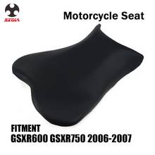 Cojín delantero de cuero para motocicleta, cubierta de asiento para moto, para SUZUKI GSXR600, GSXR750, GSXR 600, 750, 2006, 2007, 06, 07 2024 - compra barato