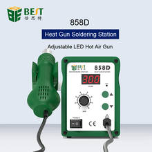 BST-858D Hot Air Gun Soldering Station LED Digital Display Adjustable Heat Gun Desoldering Station BGA Rework Solder Station 2024 - buy cheap