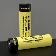 4PCS LiitoKala 18650 Battery Lii-35S 3.7V Li-ion 3500mAh 10A discharge Power battery For high drain devices 2024 - buy cheap