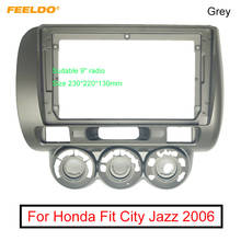 FEELDO Car Stereo Audio Fascia Frame Adapter For Honda Fit City Jazz (LHD) 9" 2Din DVD Panel Bezel Frame Installation Trim kit 2024 - buy cheap