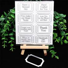 ZFPARTY Crafty Love Tickets Metal Cutting Dies Stamps for DIY Scrapbooking/photo album Decorative Embossing DIY Paper Cards 2024 - buy cheap