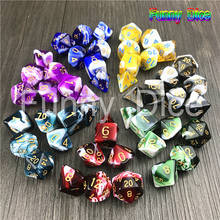 Brand New Multi-Sided Dice Set with Nebular Effect D4 D6 D8 D10 D10 D12 D20 7pc/set Digital Dice for Board Game Dnd Rpg 2024 - buy cheap