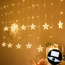 Twinkle Star Lamp LED String Lights Fairy Garland Christams Decorations for Home Navidad New Year Living Room Curtains Lights 2024 - buy cheap