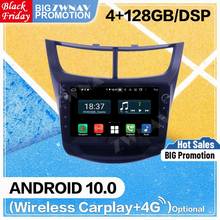 Radio con GPS para coche, reproductor con Android, Carplay, 2 Din, 128G, unidad principal de navegación, Audio estéreo, para Chevrolet Sail 2015, 2016, 2017, 2018 2024 - compra barato