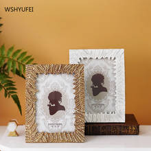 WSHYUFEI-Marco de resina de 6 pulgadas, decoración de escritorio, álbum de fotos bonito, Marco Vintage, arte de pared, suministros para el hogar y la Oficina 2024 - compra barato