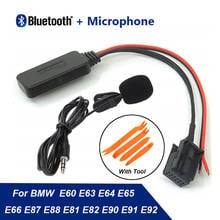 Módulo Bluetooth para coche, aux-in Adaptador de Audio, 12 Pines, herramienta y micrófono para BMW X5, X3, Z4, E83, E85, E86, E39, E53 2024 - compra barato