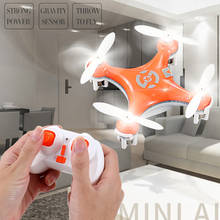 2.4G Mini Drone CX10 Pocket RC Quadcopter With LED light Remote Control Helicopter Radio Small dron Gifts Toys for children 2024 - buy cheap