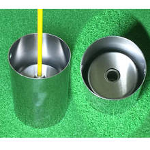 Golf Putting Cup Hole, soporte para mástil de acero inoxidable, para interiores y exteriores 2024 - compra barato